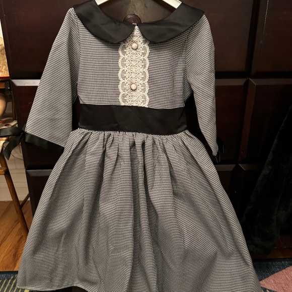 Trish Scully PENELOPE DRESS HOUNDSTOOTH
